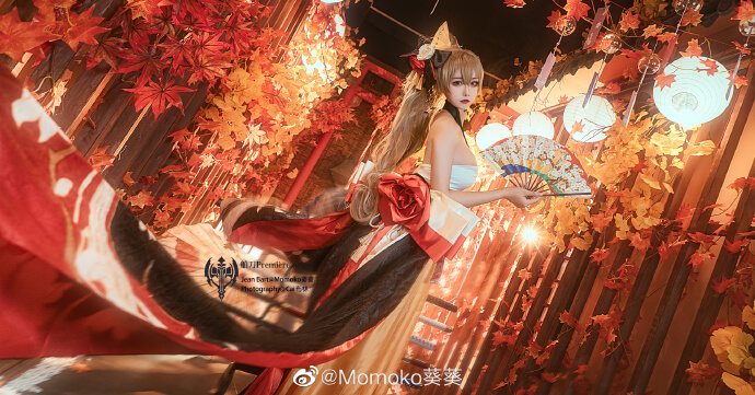 图片[2]-碧蓝航线让巴尔和服cos 舶刀Première neige Momoko葵葵(9P)-我淘网