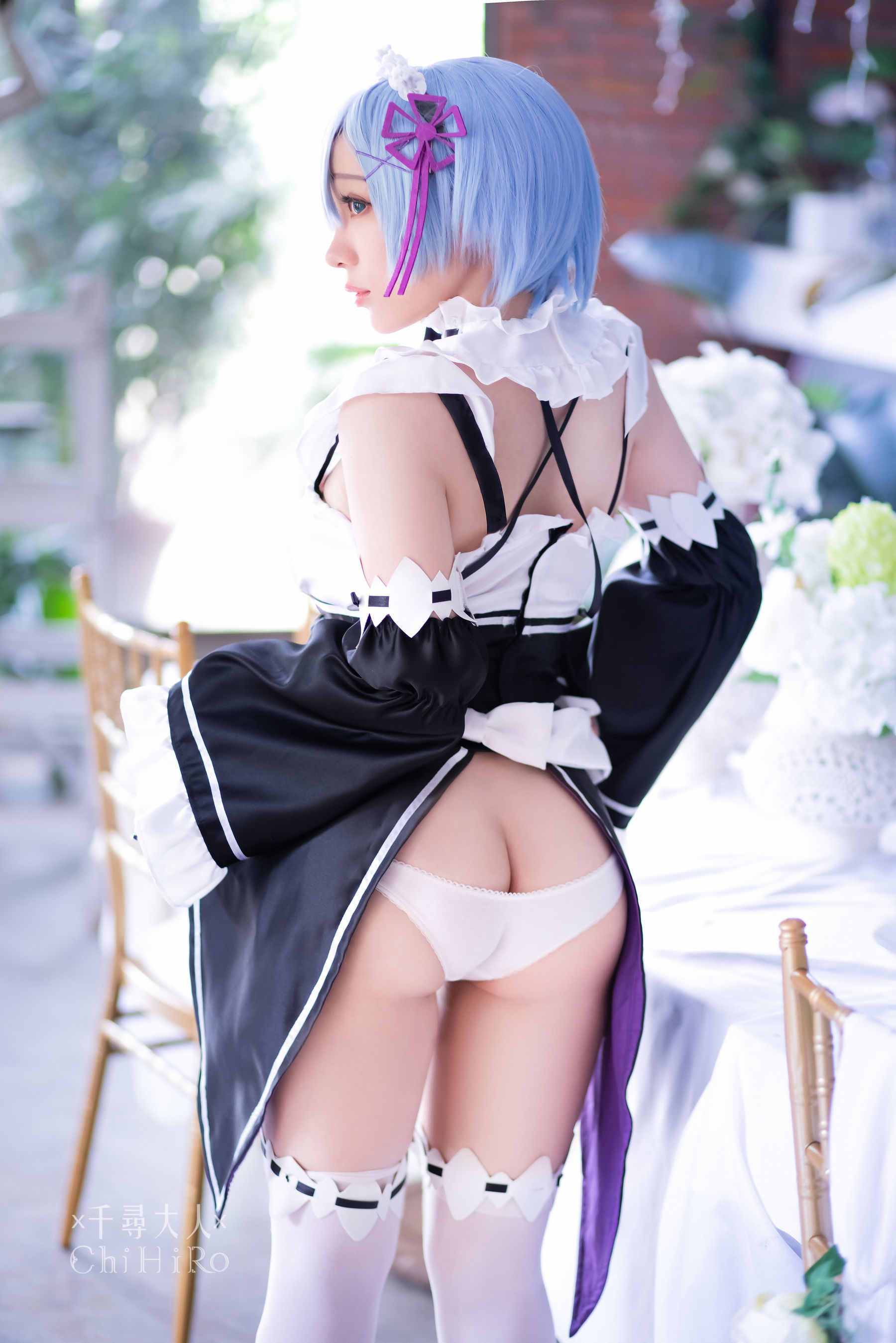 [福利COS] Cos妹子千寻 - 蕾姆Rem